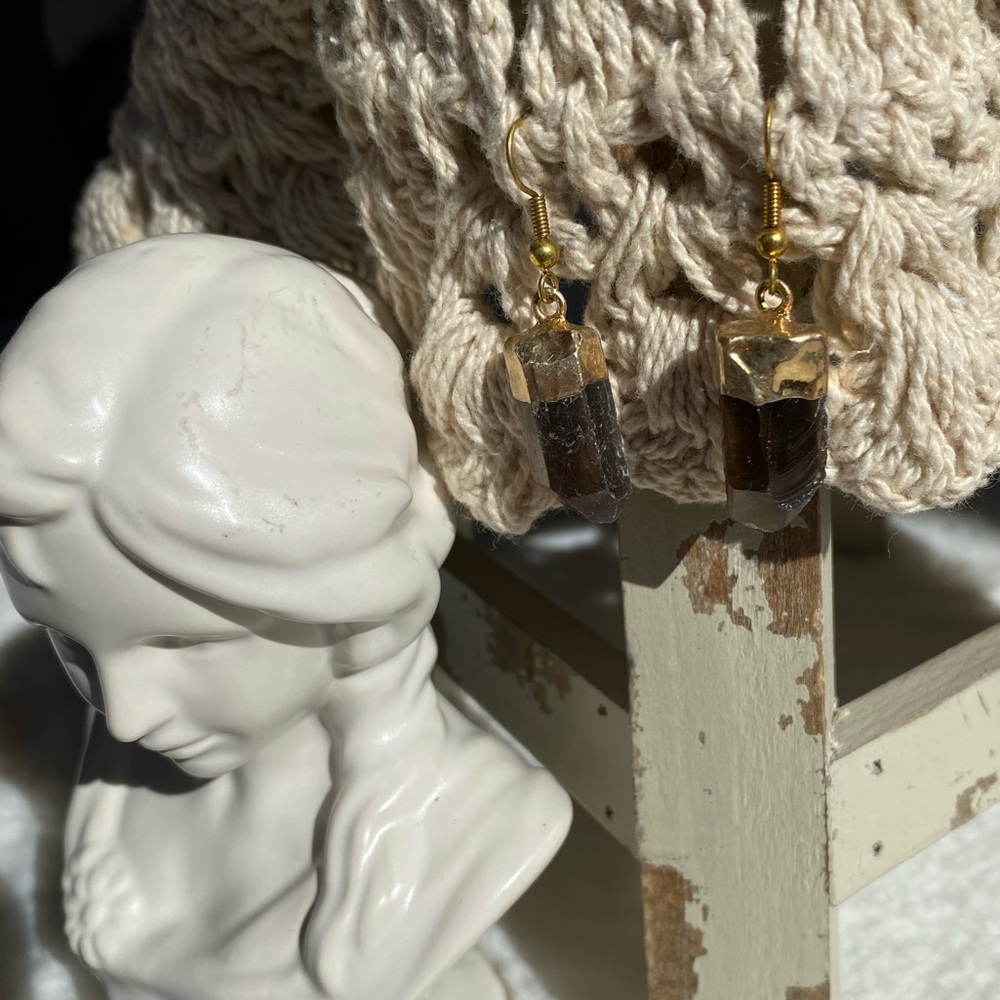 Smoky Quartz Earrings